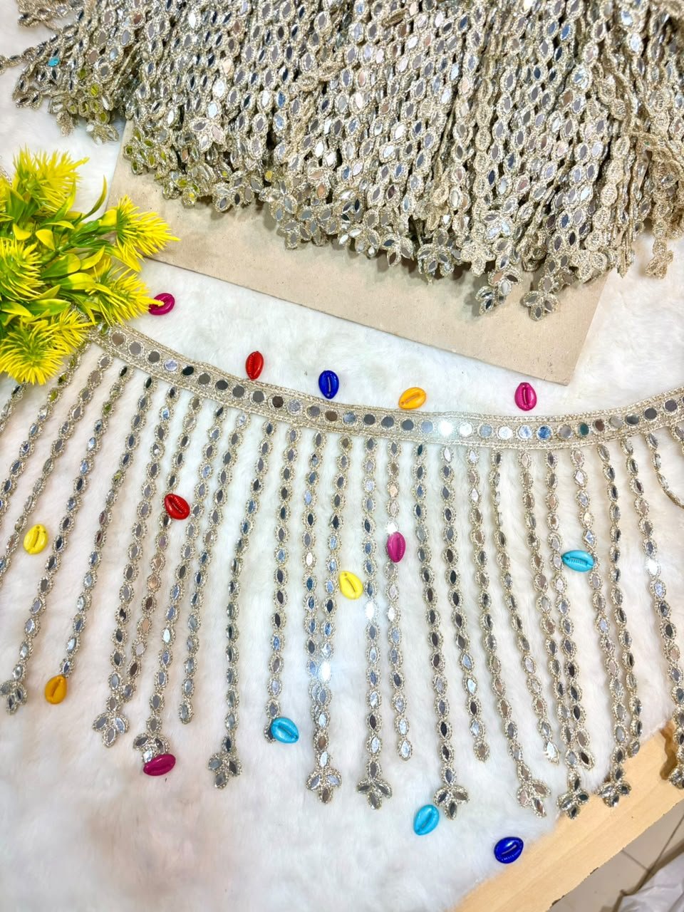Mirror jhalar laces
